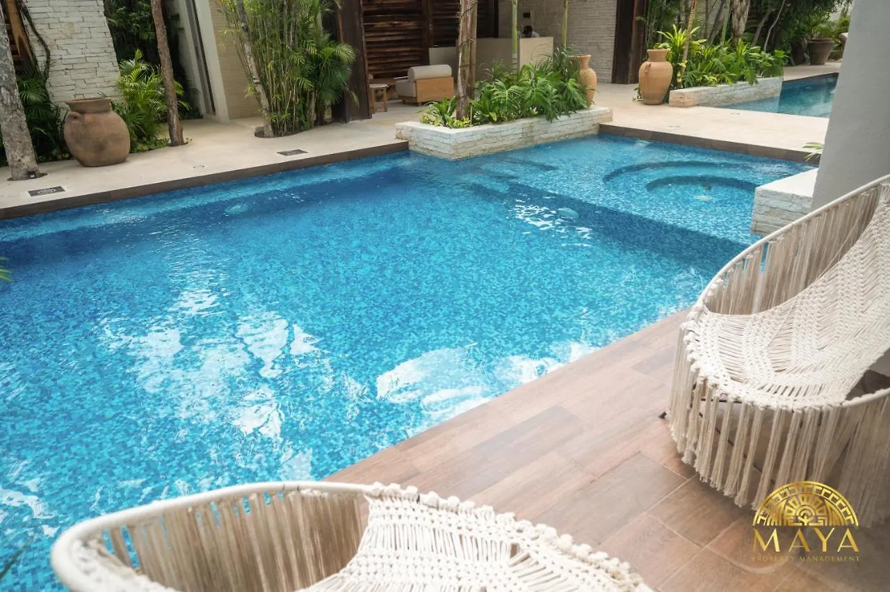 別荘 Nhoa 107B Lux 1Br Condo Pool Access In Aldea Zama トゥルム
